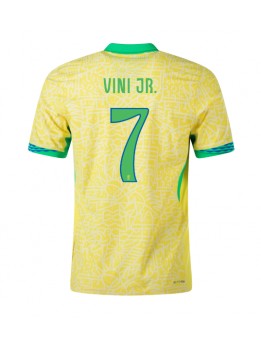 Brasilien Vinicius Junior #7 Heimtrikot Copa America 2024 Kurzarm